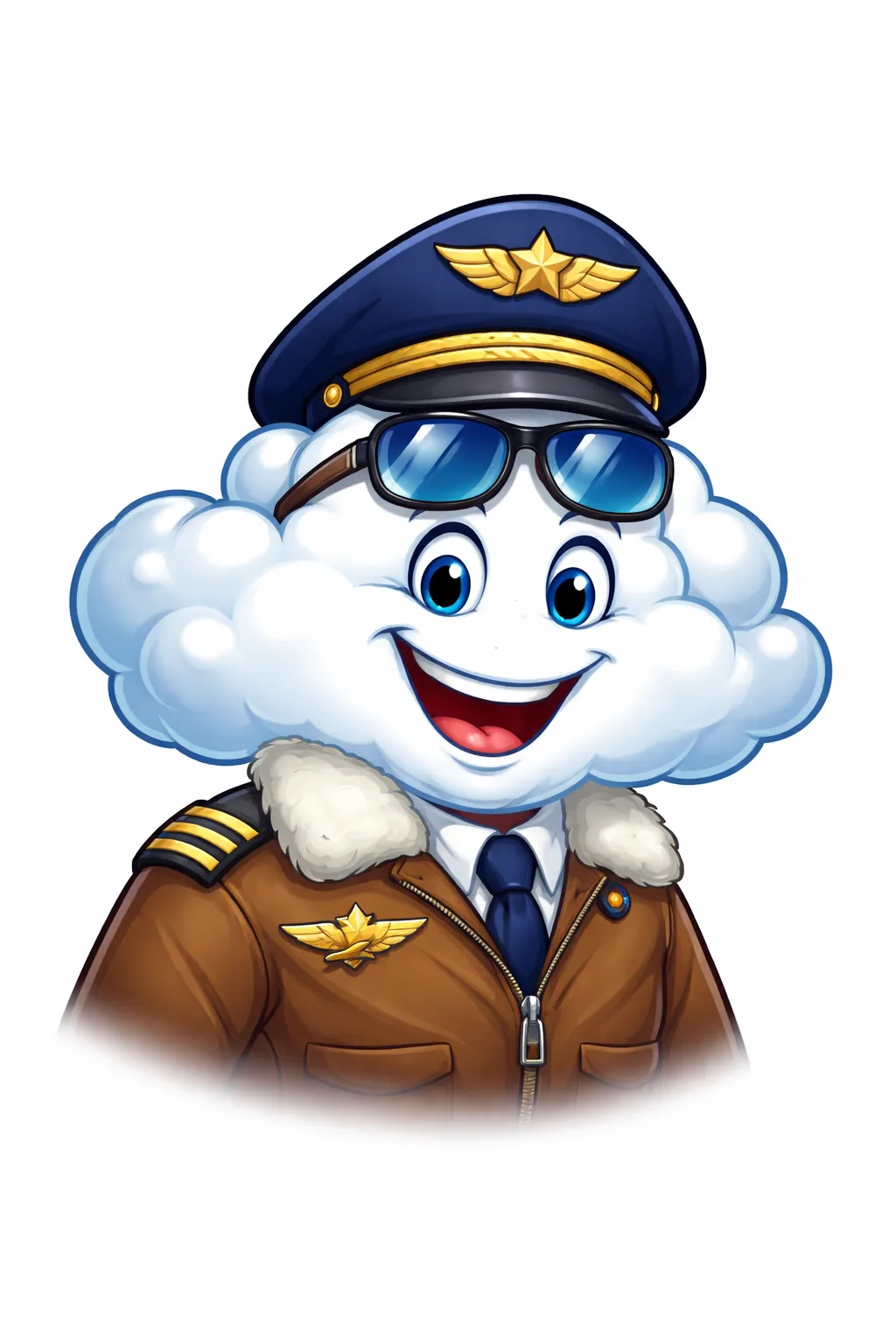 Cloud Head Captain Cumulus master character art