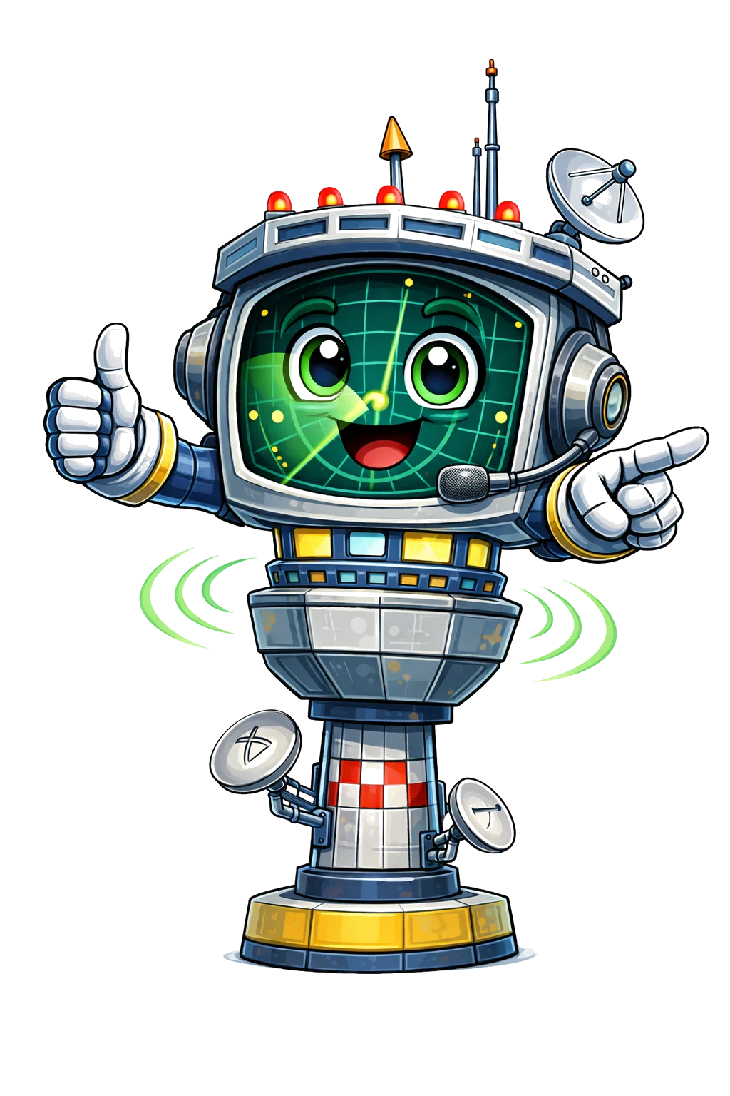 Radar Ray character art