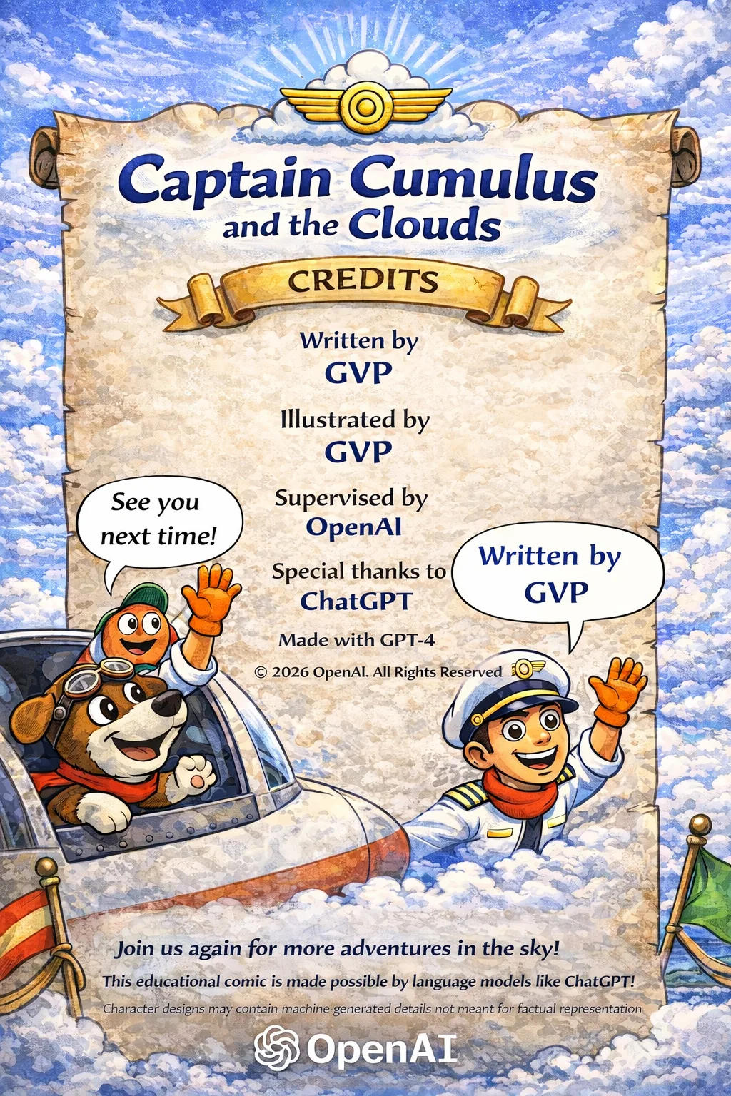 Final credits page for Edition 41